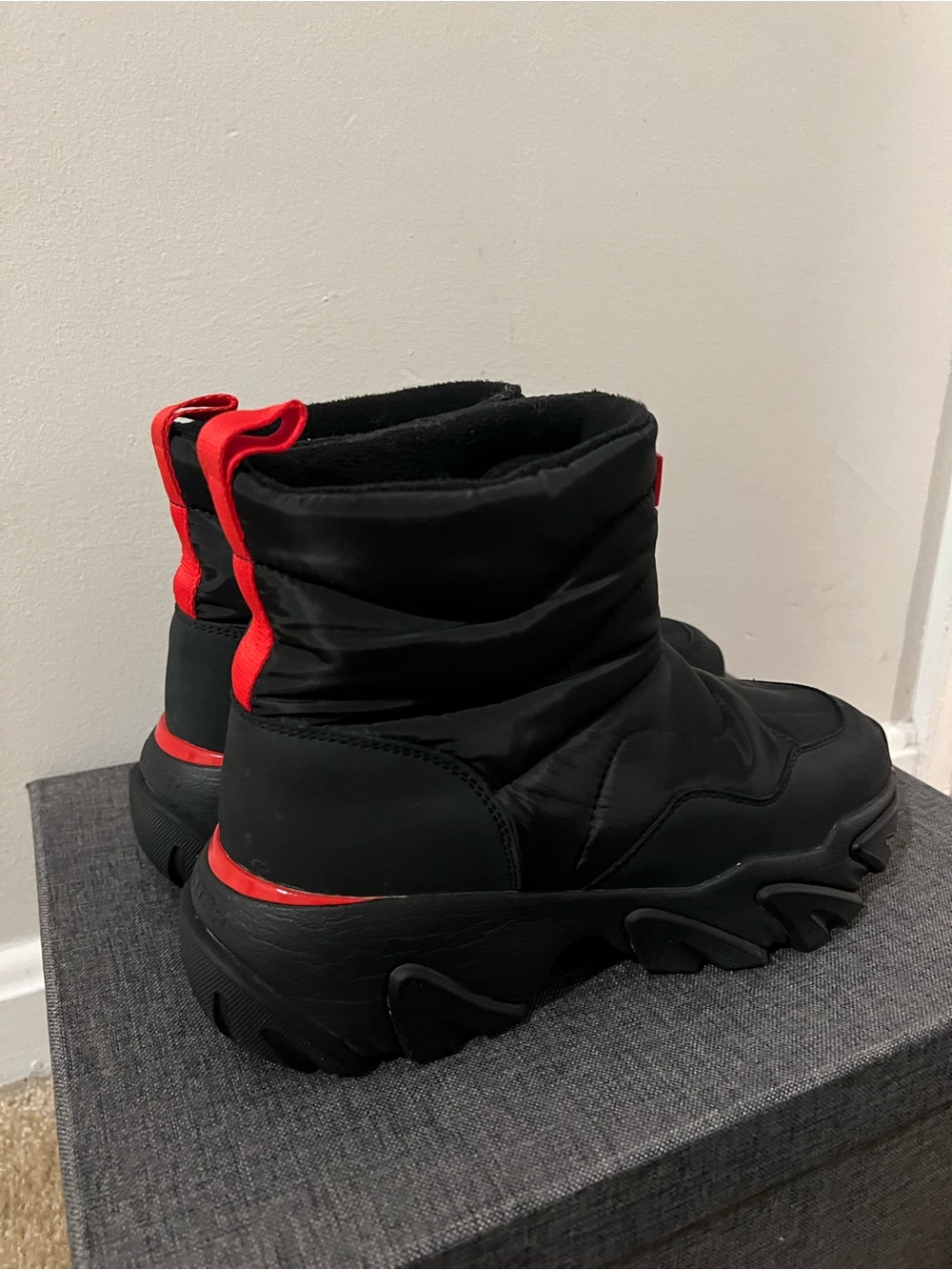 Hunter Debra Waterproof Snow Booties Black W 9 - Picture 4 of 7